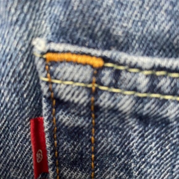 Levi’s 505 Men’s Jeans 38" Blue Straight Leg Classic Fit Cotton Denim - Picture 10 of 12